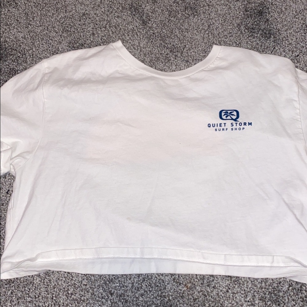 Quiet storm crop top